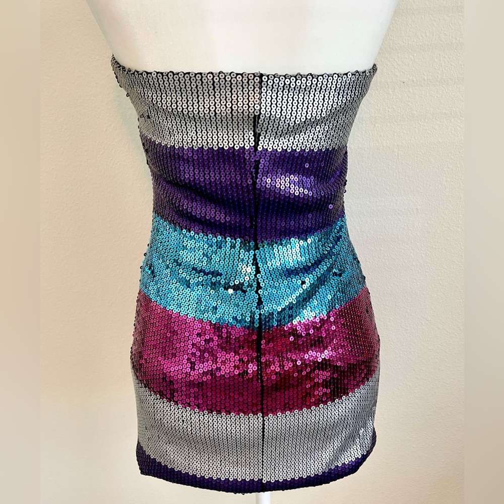 As U Wish Multicolor Strapless Sequence Hoco Nigh… - image 5